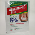 Absorbine jr. Plus Pain Relief Back Patch XL 5% Menthol